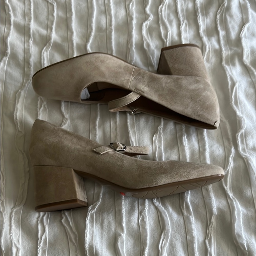 Rockport Suede Block Heel Shoes